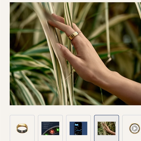 Gold Oura Ring Gen3 - Picture 5 of 7